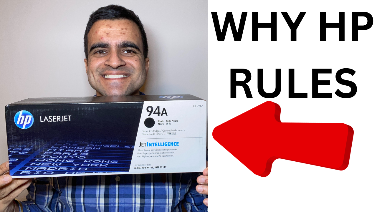 HP 94A Black Toner Cartridge- Why HP is the leader! on Amazon Live