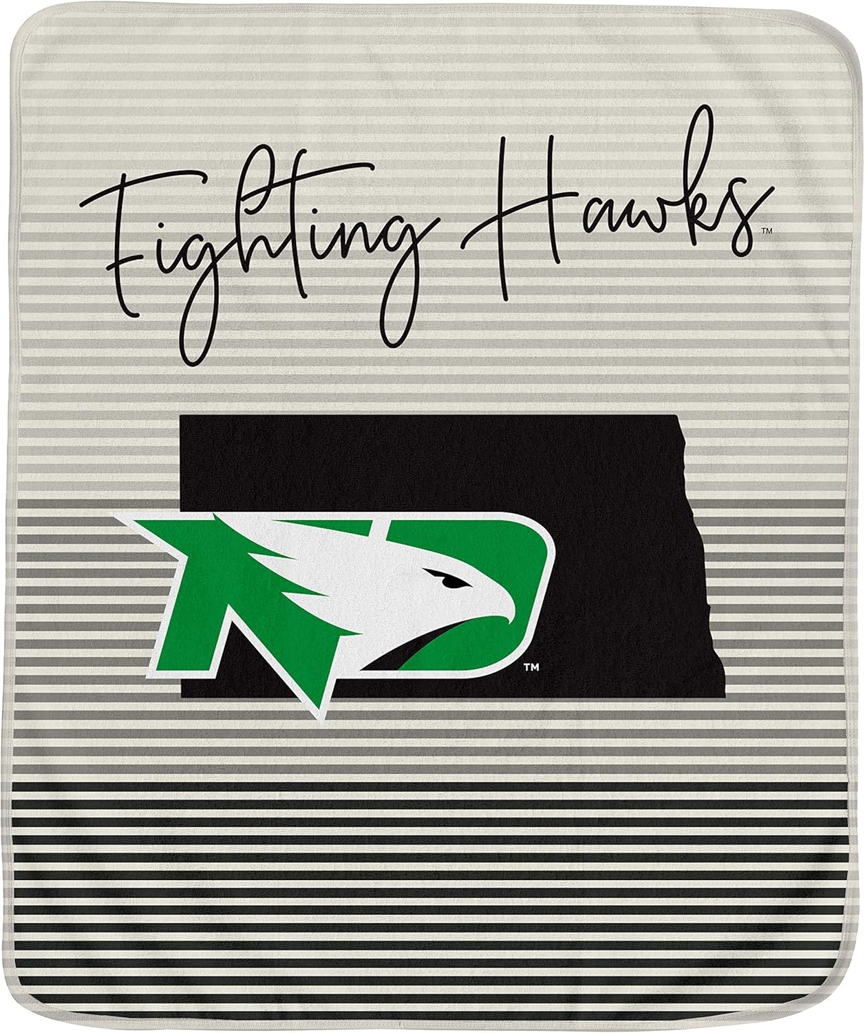 Pegasus Sports Officially Licensed NCAA State Stripe Blanket, 60" x 70"