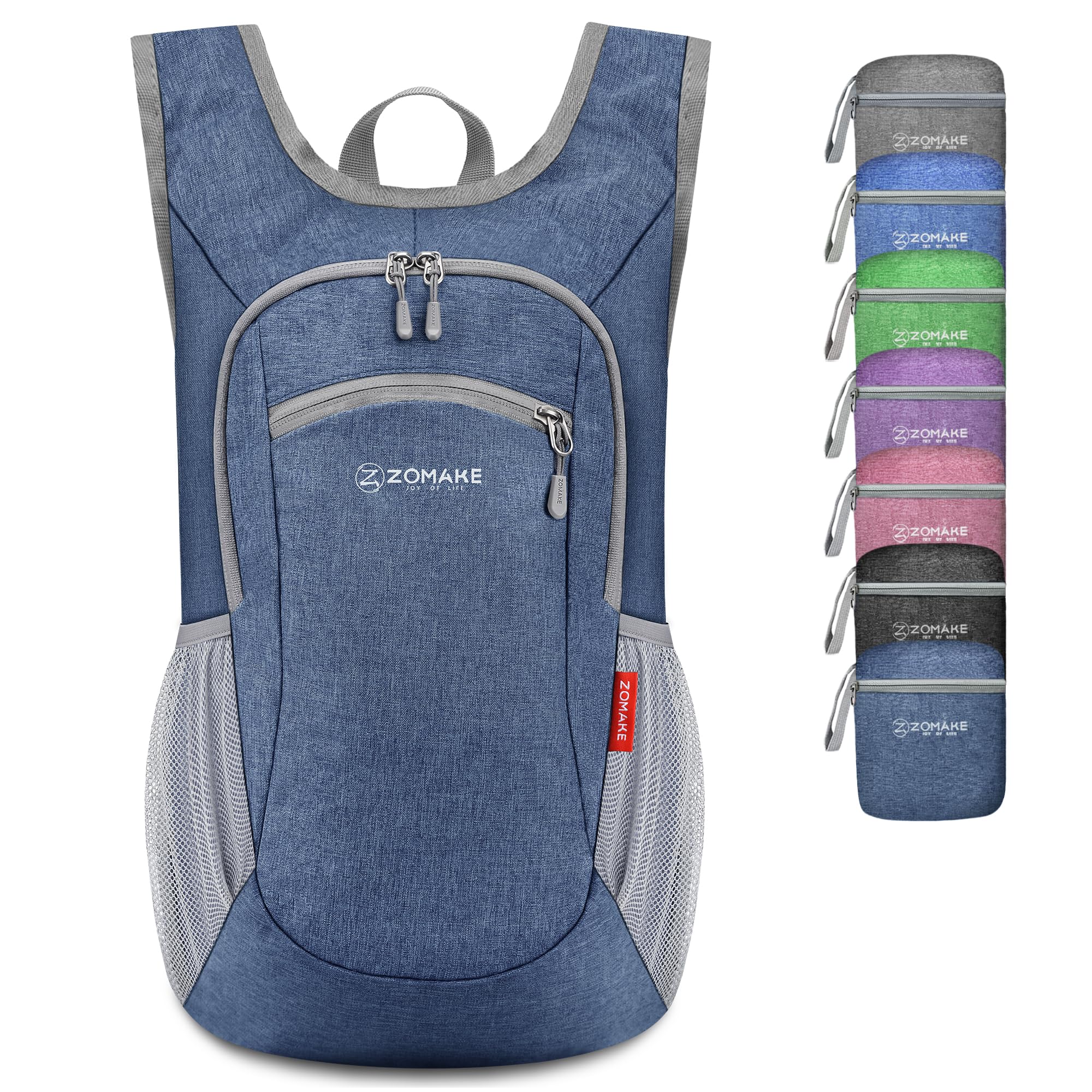 ZOMAKE Lightweight Packable Backpack, 10L Small Foldable Daypack for Hiking