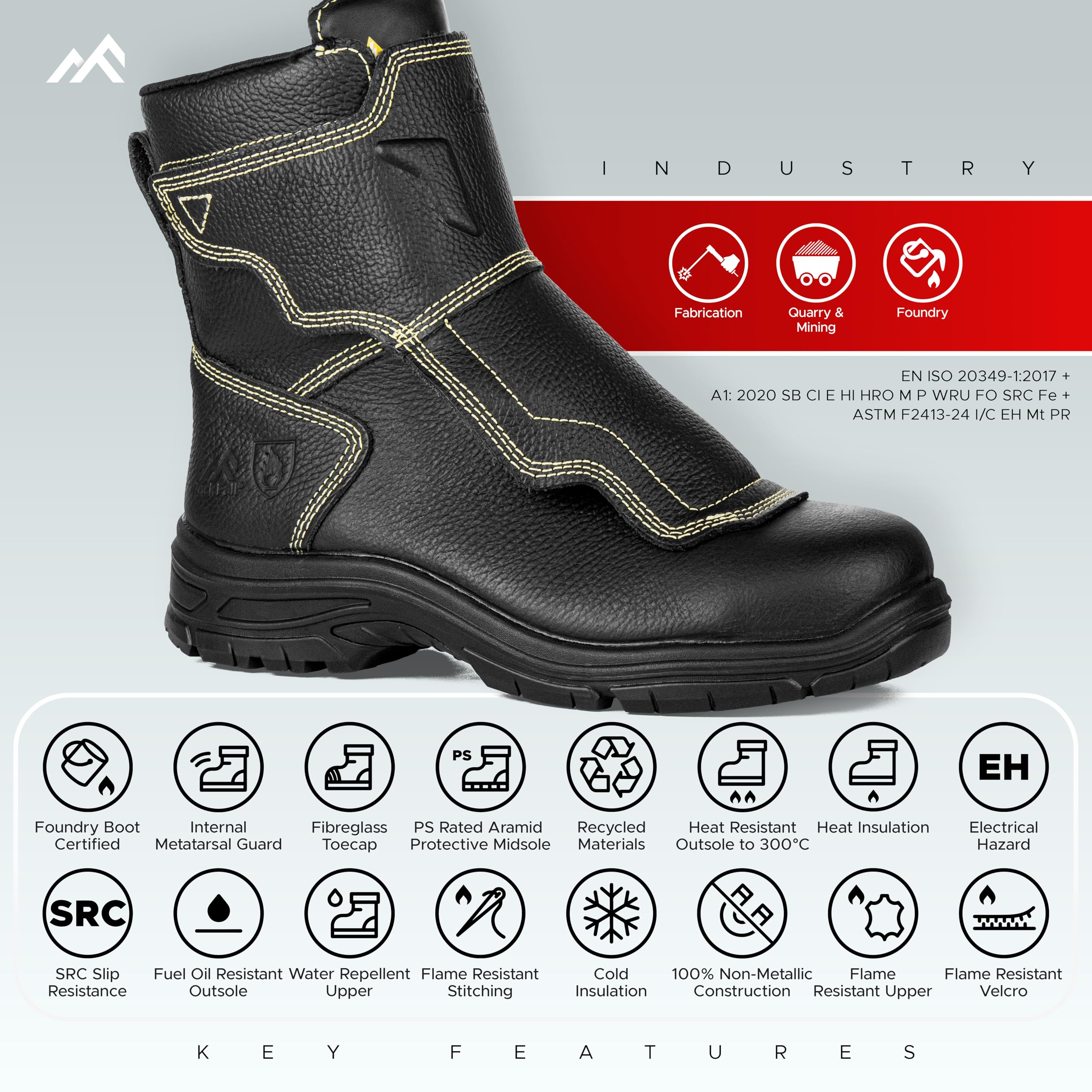 Rock Fall Helios Safety BootsMixte