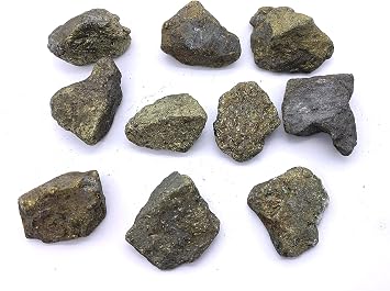Chalcopyrite Mineral - 10 Unpolished Mineral Specimens