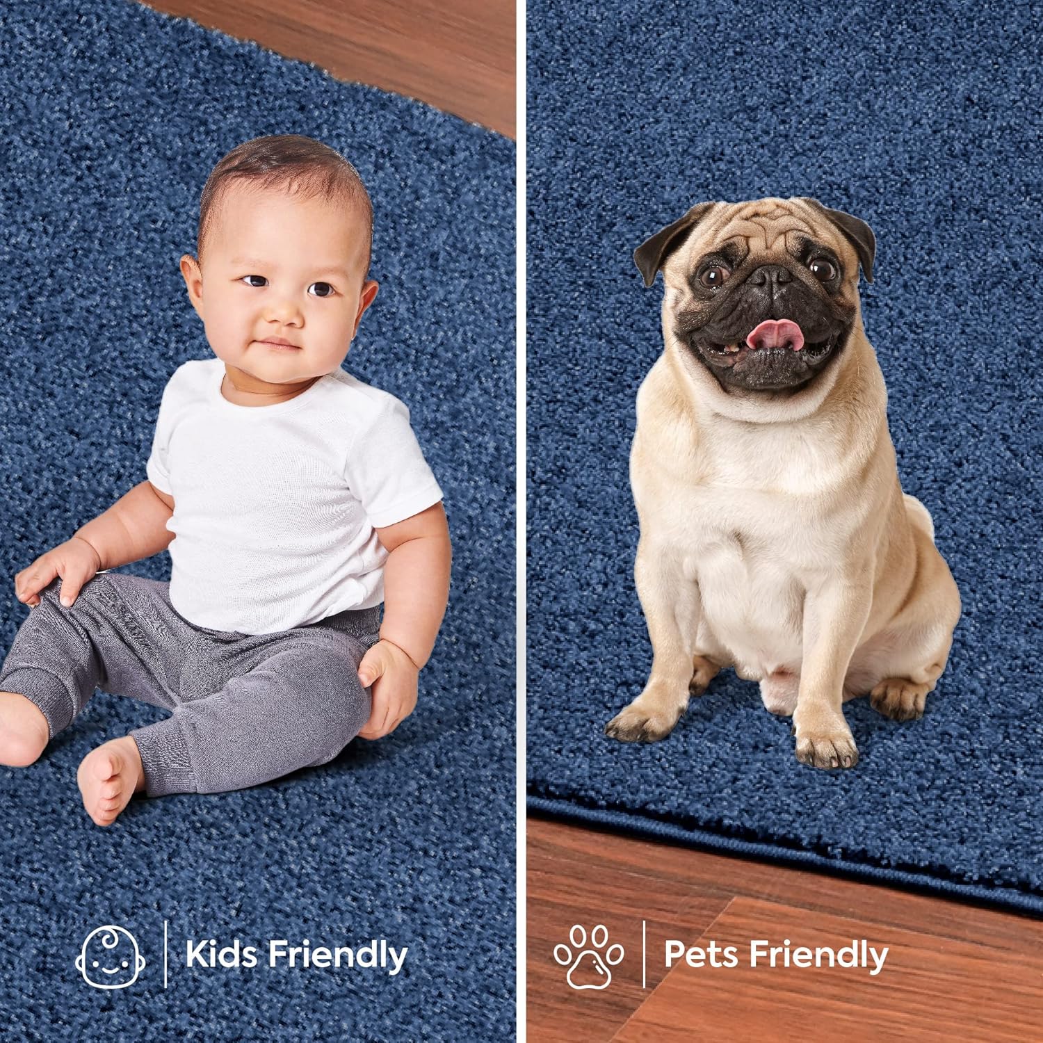 Pet & Kid Friendly Royal Blue Stain Resistant Rug 8 91JkvrRUsDL. AC SL1500