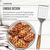 Vista 4 de Farberware 5276575 Barbacoa Acacia Wood Handled Turner