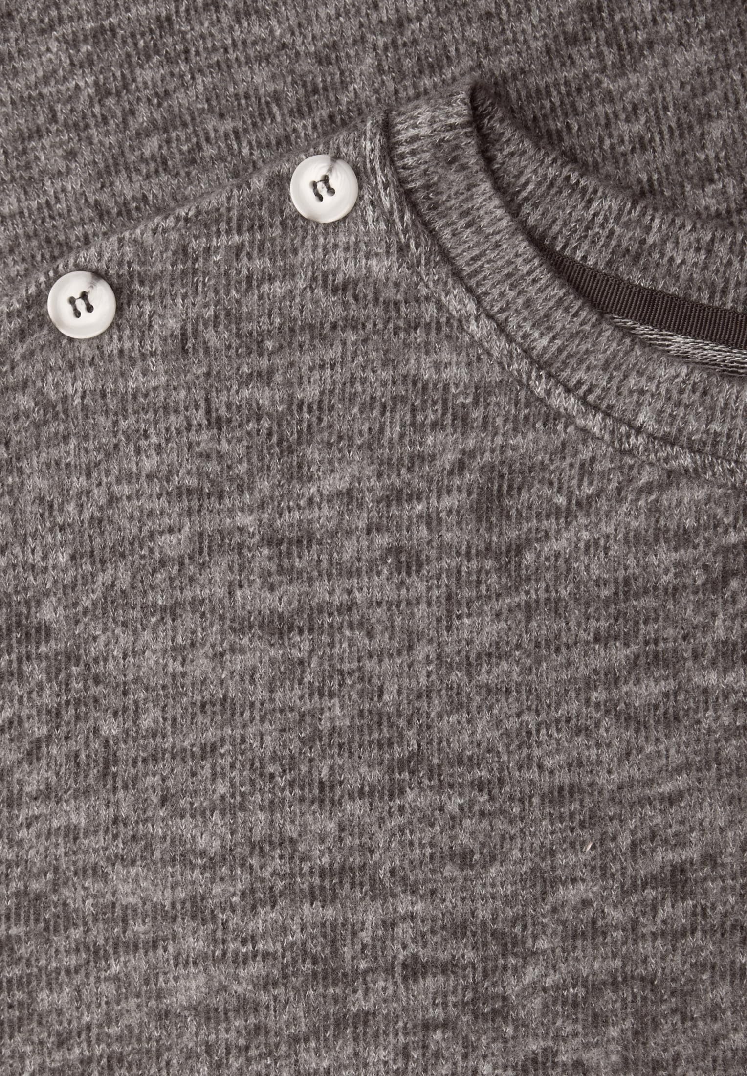 Damen Softes Shirt mit Knöpfen