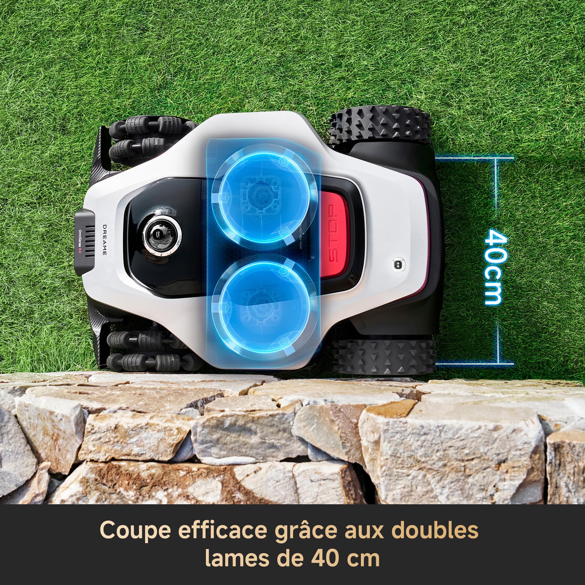 DREAME A3 AWD Pro 3500 Robot Tondeuse, pour 3500 m², EdgeMaster 2.0