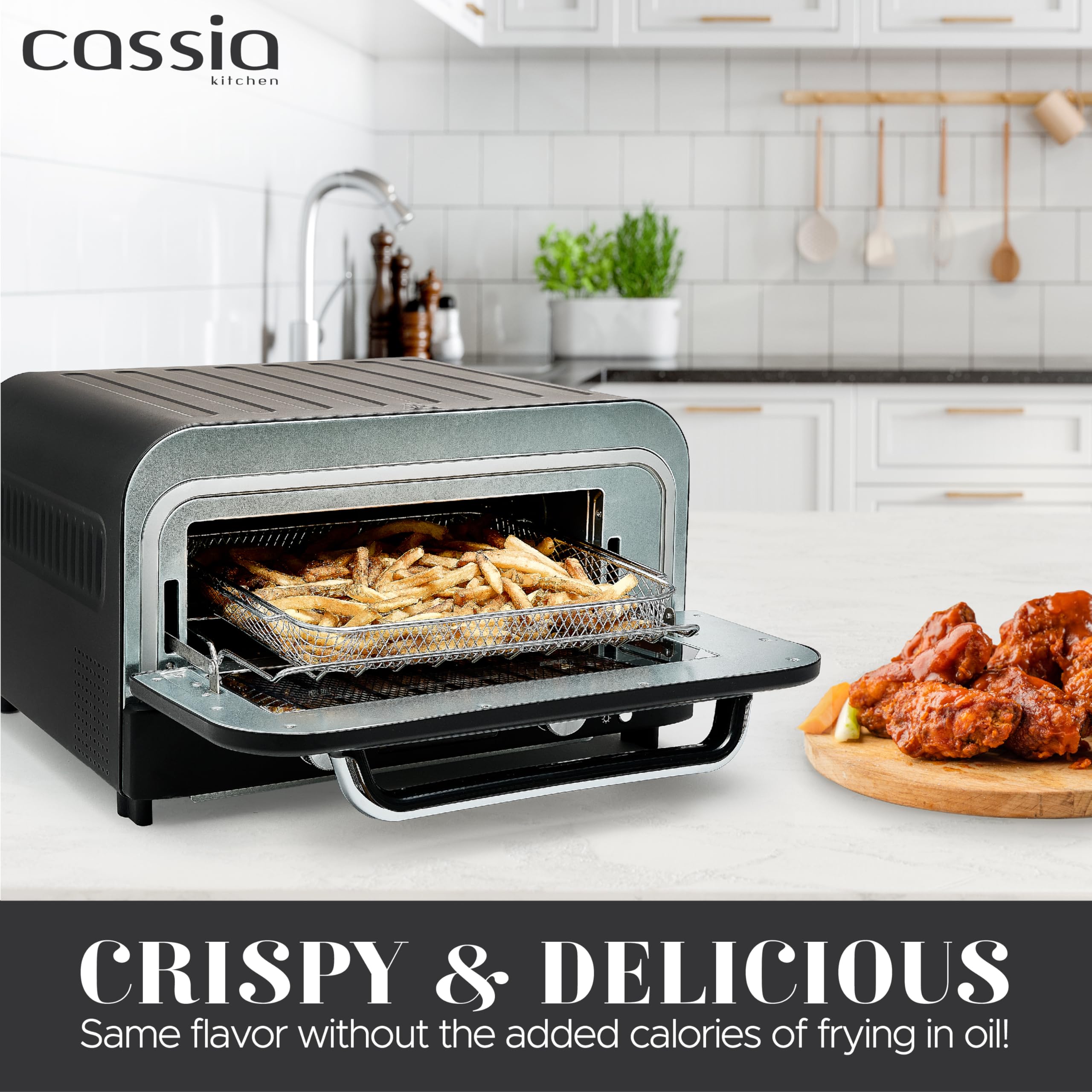 Amazon.com: Cassia Countertop Electric Air Fryer Pizza Oven, 12
