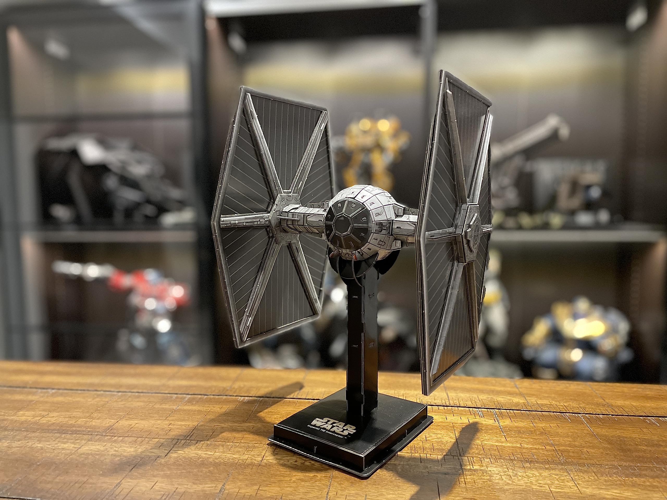 University Games Star Wars Imperial TIE Fighter Model Kit, Grey, 38.5 x 76.5 x 42 cm - Image 4