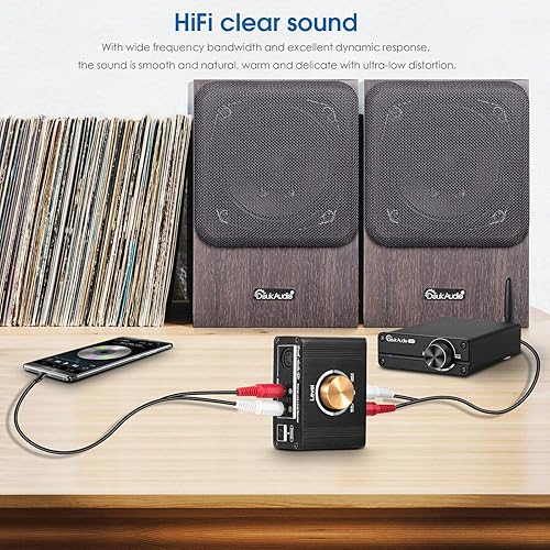 Miniatura 4 de Mini amplificador estéreo de nivel de línea amplificador de audio preamplificador de 20dB control de volumen de ganancia