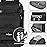 Unigear Ski Boot Bag, 70L Ski Boot Travel Backpack for Ski Helmet, Goggles, Gloves, Skis, Snowboard & AccessoriesBlack