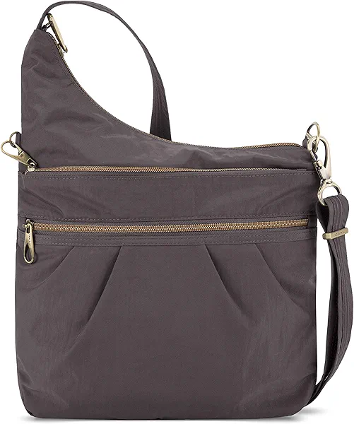 Travelon Anti-Theft Signature 3 Compartment Crossbody Bag