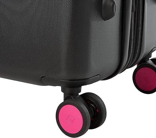 Miniatura 3 de Vera Bradley Maleta rígida para mujer, Negro -, Maleta rígida con ruedas