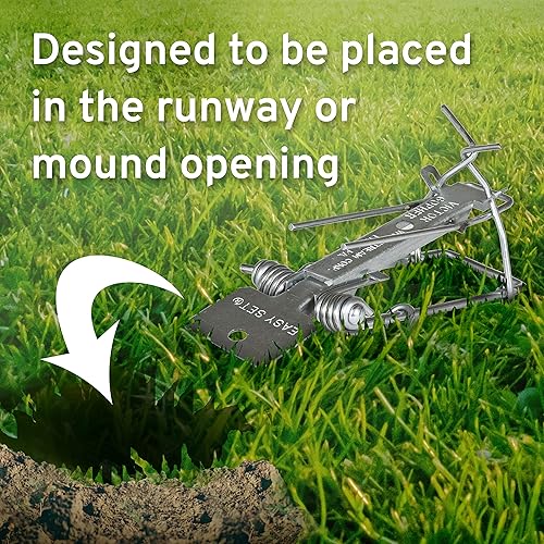 Miniatura 2 de Trampa para taltuza Victor Easy Set resistente al clima para exterior - 0611 - Trampa versátil para taltuzas - Mata taltuzas en el jardín - Paquete