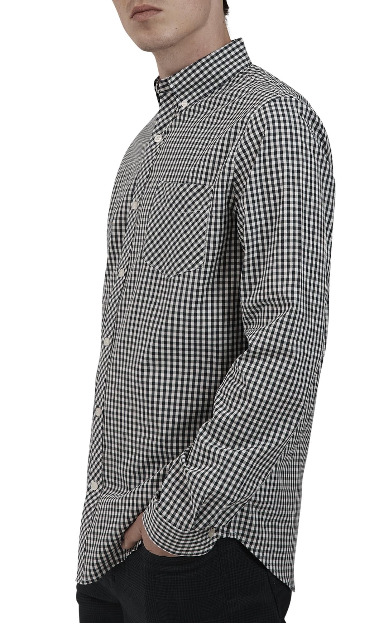 Ben Sherman Herren Ls Core Woven Hemd mit Button-Down-Kragen (1er Pack)