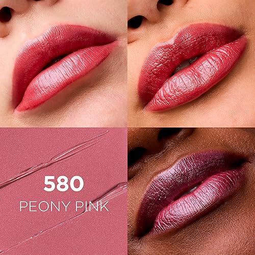 Vista 27 de L'Oreal Paris Colour Riche - Lápiz labial satinado para labios hidratados, maquillaje de labios con aceite de argán y vitamina E, vale la pena, 0.13