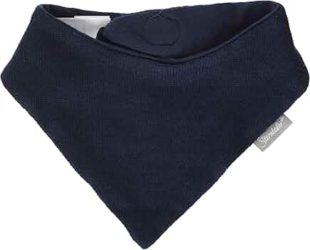 Foulard Bandana Baby Sterntaler - Morbido Triangolare Con Chiusura Velcro, Blu Mare