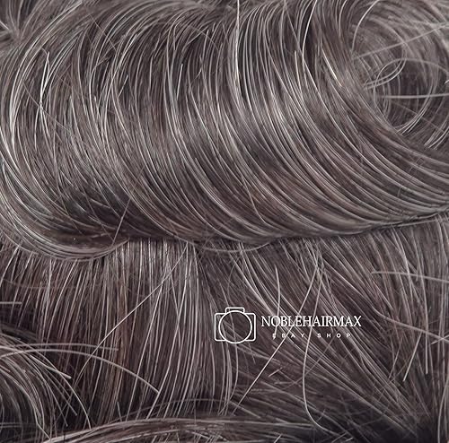 Miniatura 3 de Unidad de sistema de reemplazo de cabello para hombre, tupé duradero, línea capilar natural, cabello real para caballeros, encaje frontal francés y