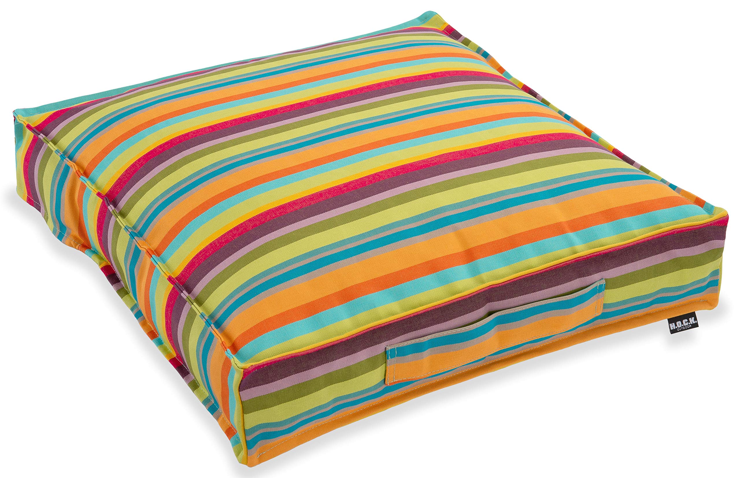 H.O.C.K. Matratzenkissen Outdoor Yucatan (50x50x10cm, Multicolour)
