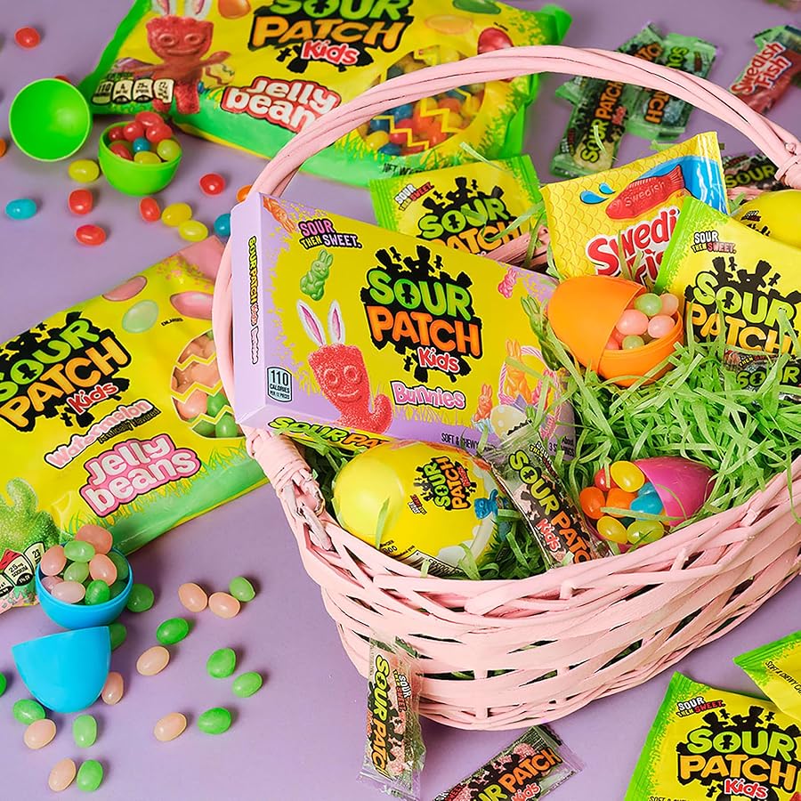 SOUR PATCH KIDS Bunnies Soft & Chewy Easter Candy, Bulk Candy, 12 - 3.1 oz Boxes - image 10