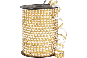PartyWoo Gold Curling Ribbon, The Ribbons for All Your Occasions