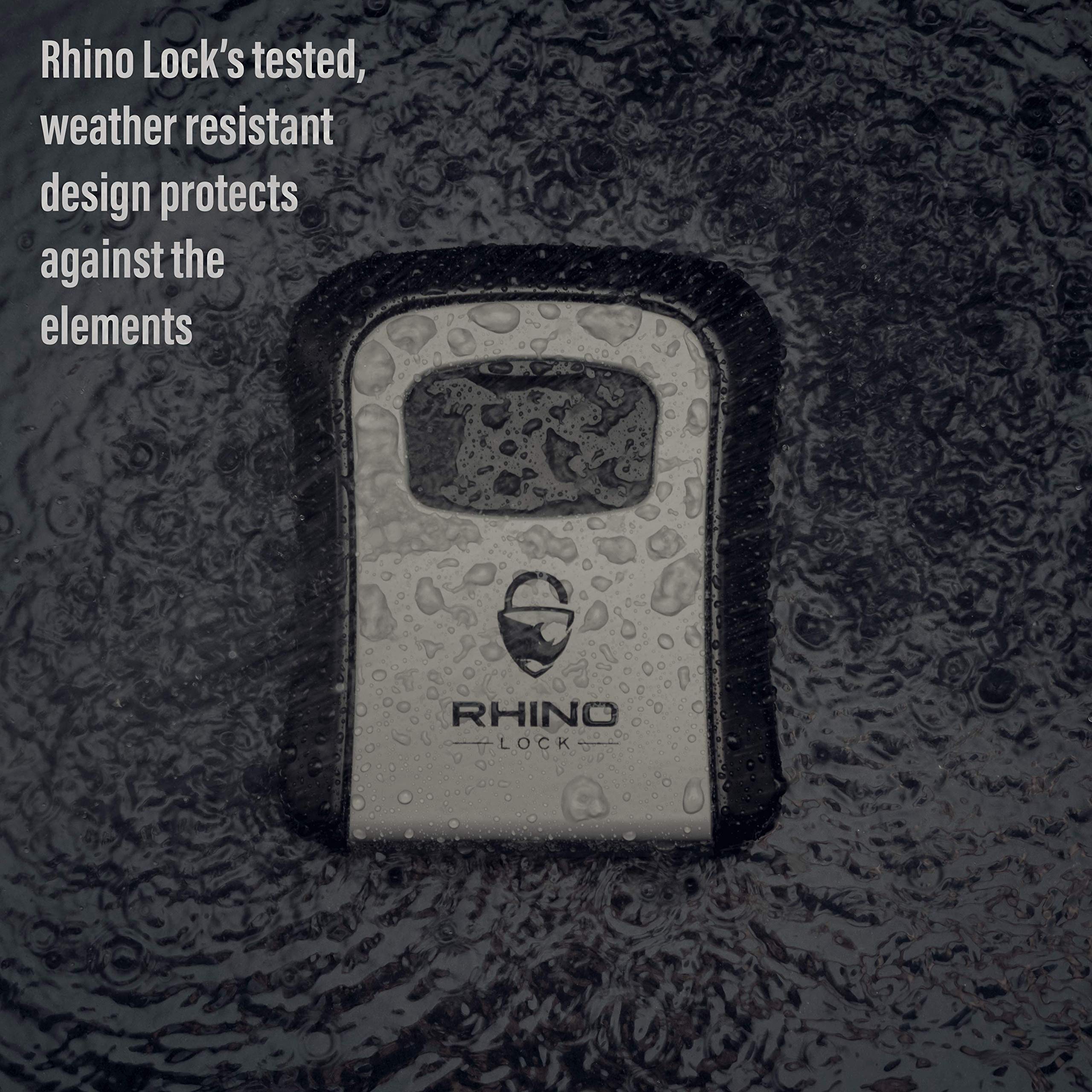 Rhino Lock Secure Key Combination Safe Outdoor Heavy Duty Wall