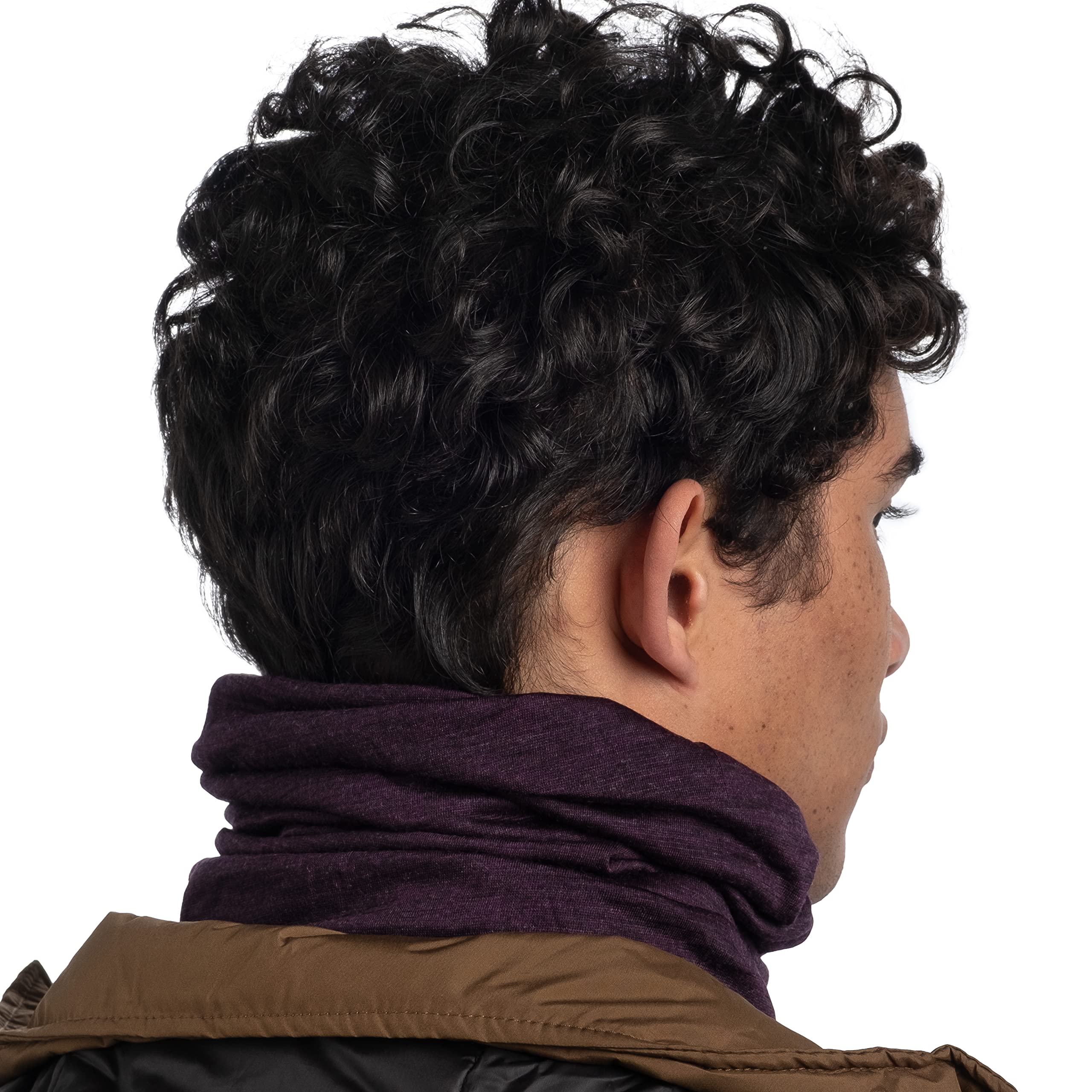 Buff Merino Lightweight 113010.603.10.00 Chusta Wielofunkcyjna, Bordowy, 35 cm