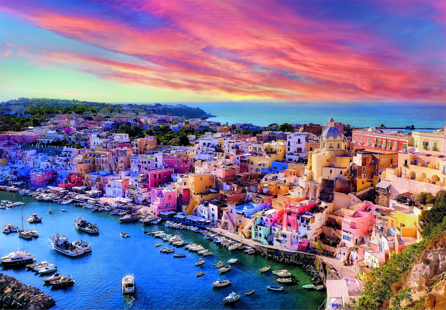 Clementoni Clementoni 31721 Procida Island Puzzle 1500 Pieces Adults Puzzle 59.2 x 84.3 cm