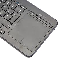 Microsoft All-in-One Media Keyboard - Vezeték nélküli multimédiás billentyűzet beépített touchpaddel, QWERTY kiosztás, fekete 5