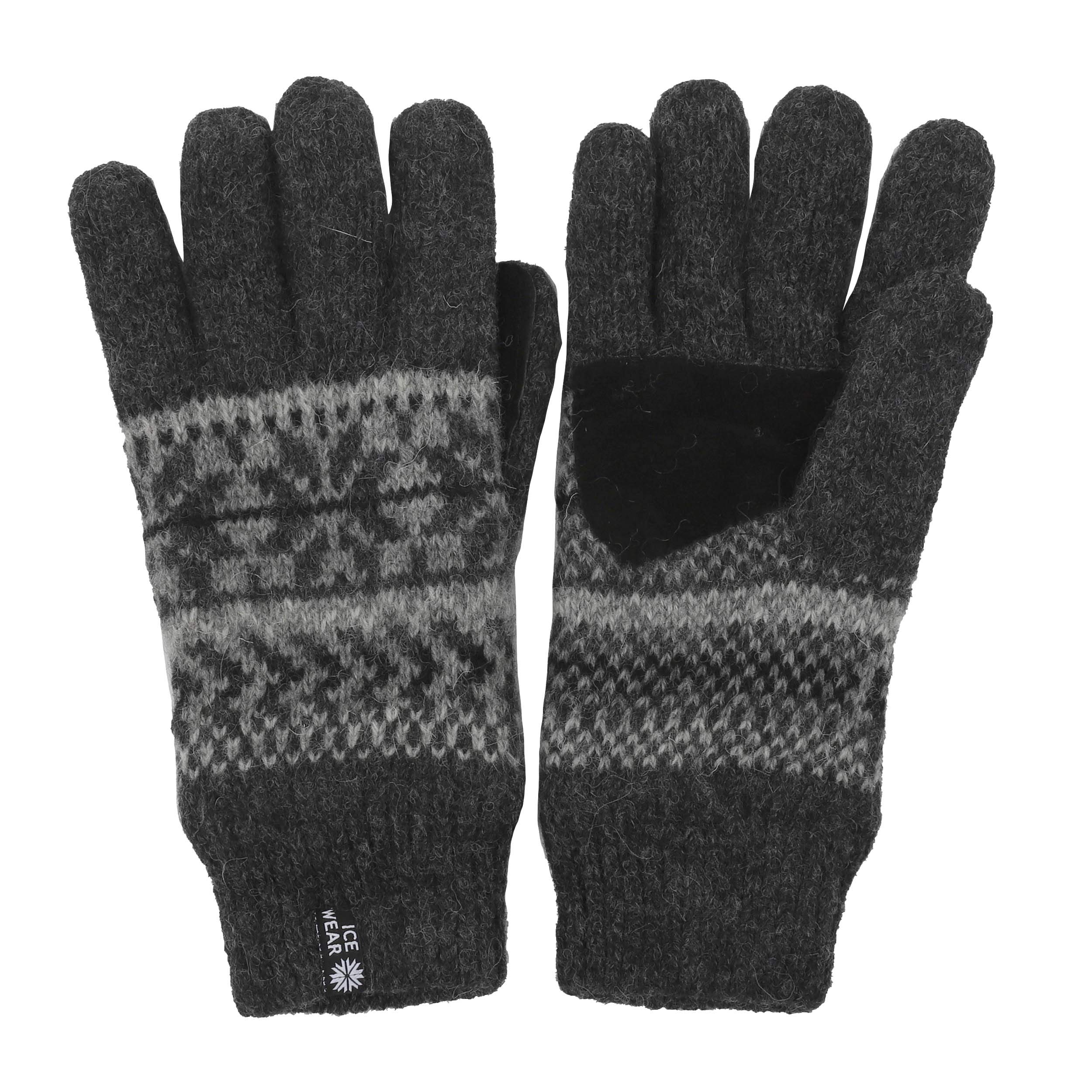 ICEWEAR Norwegian Gloves (One Size, Dark Grey)