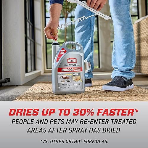 Miniatura 32 de Ortho Home Defense Max - Barrera de insectos para interiores: Recambio, comienza a matar hormigas, cucarachas, arañas, pulgas y garrapatas rápido