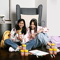 Vista 4 de Push Pop Pop-Its Gummy Candy - 8 unidades de caramelos de gomita con divertidos recipientes portátiles, sabores deliciosos afrutados, recuerdos