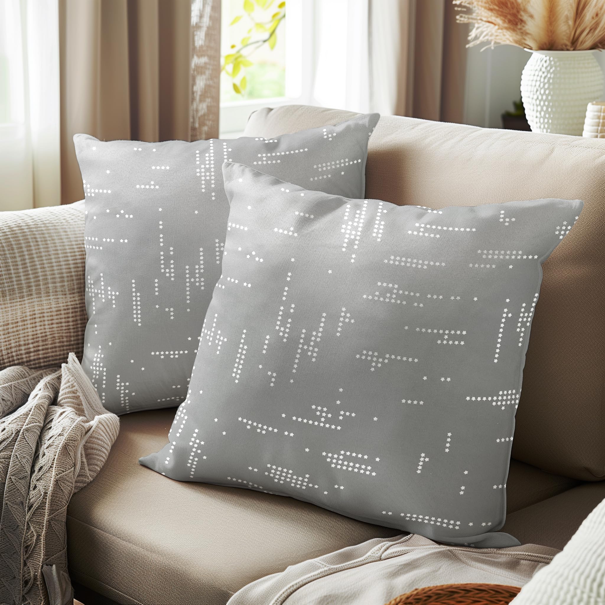 Encasa XO Cushion Covers (50x50 cm