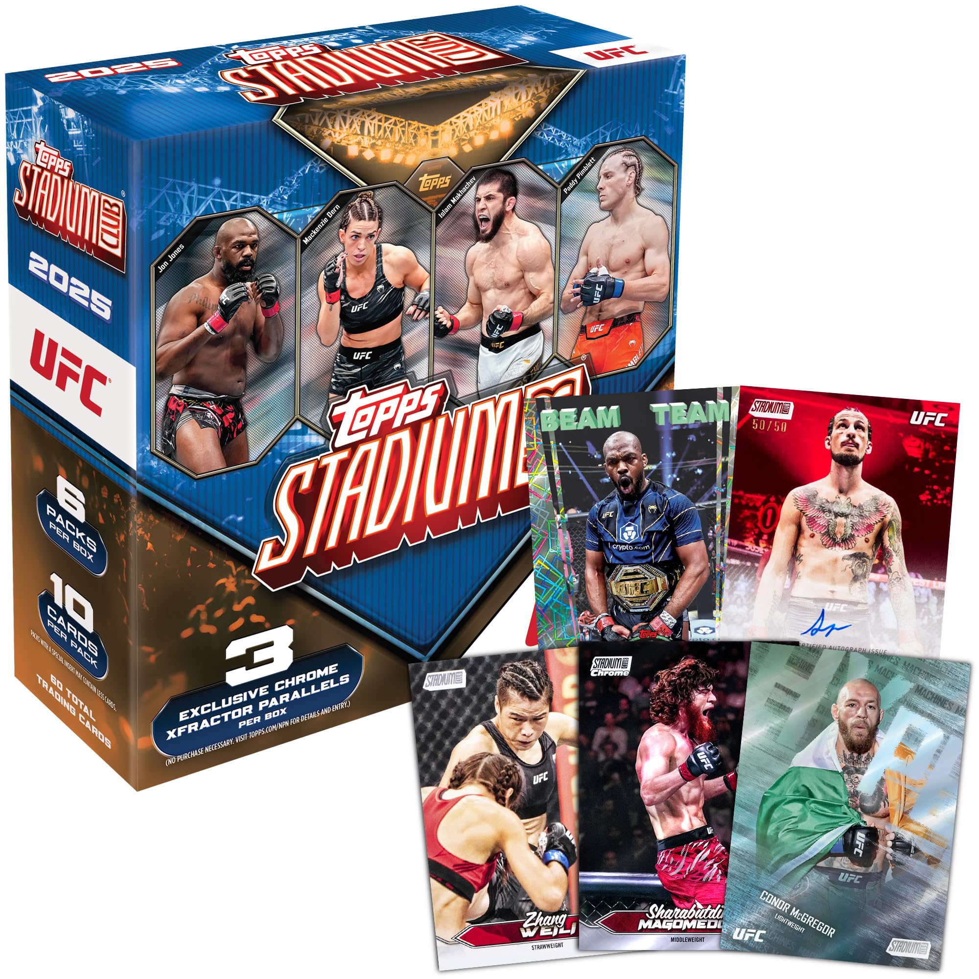 その他 2025 Topps Stadium Club UFC Amazon.com: 2025 Topps Stadium Club UFC - Factory Sealed - Mega
