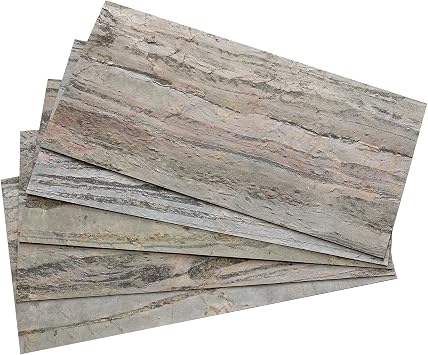 Aspect Stone 12in x 24in Glue-Up Tiles 5 Pack Weathered Quartz
