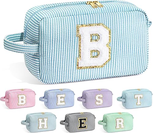 Miniatura 79 de YOOLIFE Estuche de Maquillaje con Inicial - Regalos de Cumpleaños para Mujeres, Niñas, Mamá, Hija, Amigas, Hermana, Profesora, Regalos de Propuesta