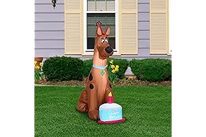 Gemmy 3.5 ft Airblown Inflatable Scooby-Doo with Birthday Hat