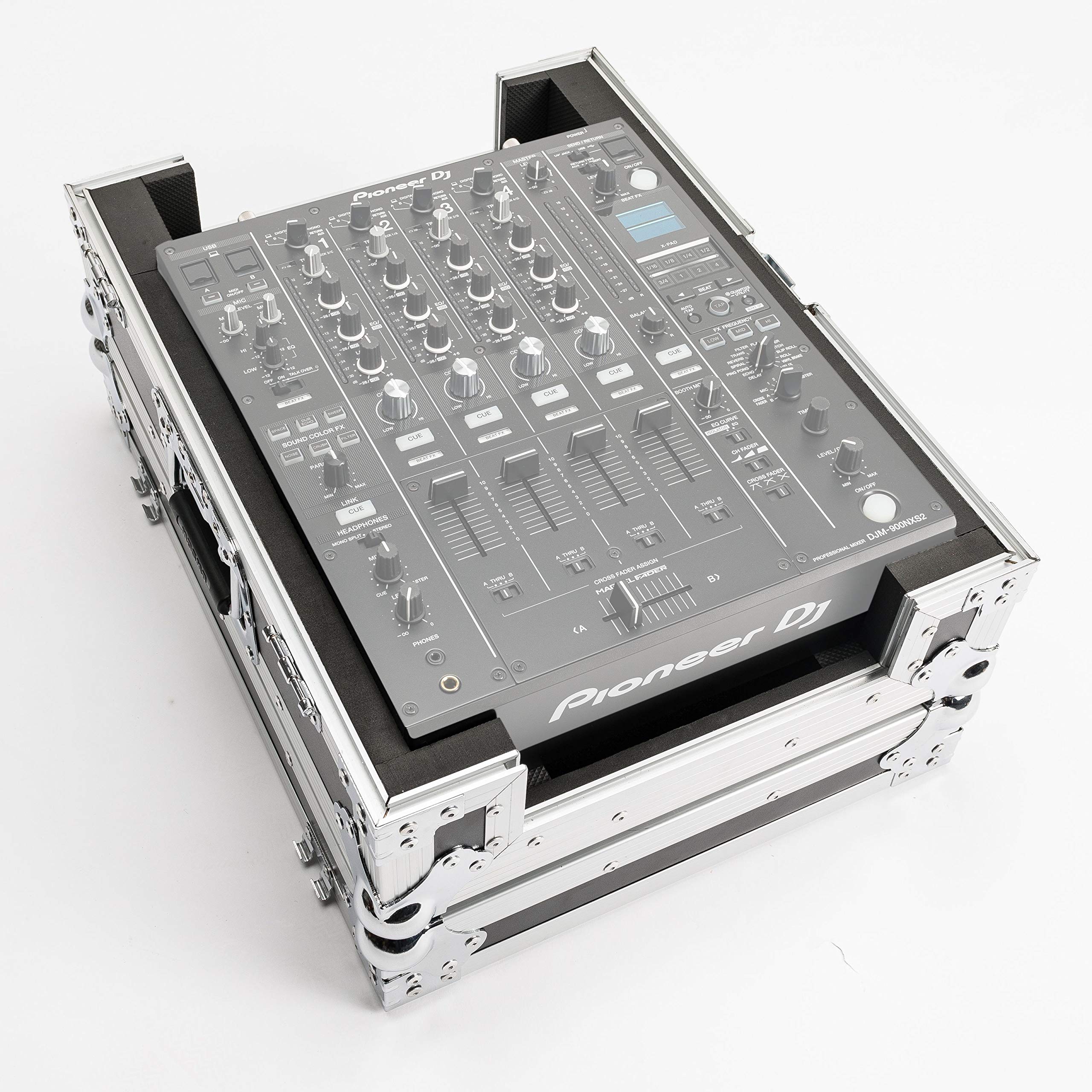 Magma Multi Format CDJ/Mixer Case Nero Flightcase Professionale Per CD Player o Mixer Da 12"