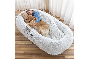 Giant Dog Bed for Humans with Adjustable Back