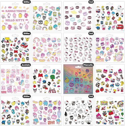 Miniatura 4 de Sanrio Hello Kitty and Friends Stickerland Multi-Substrate Sticker Pad - 16 Page