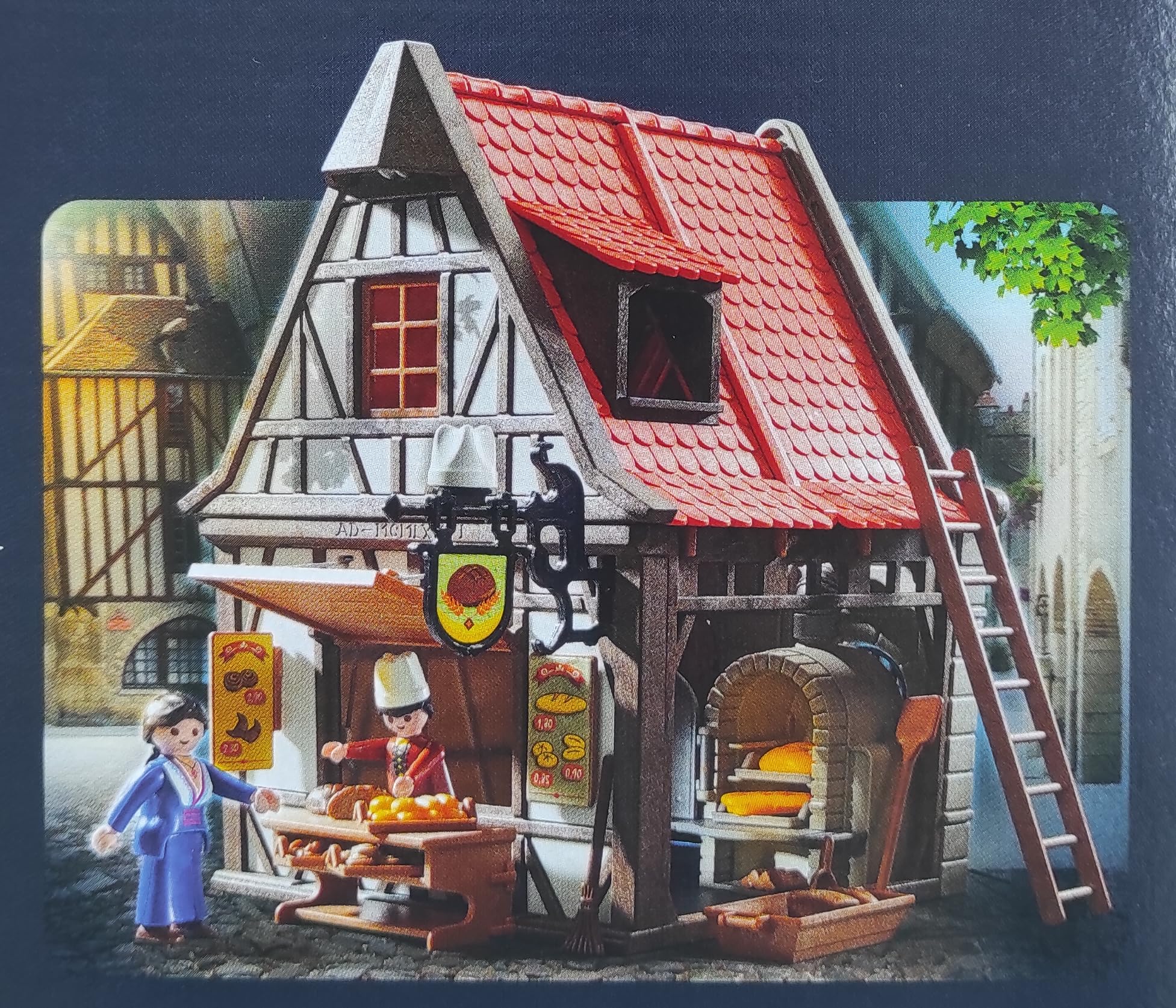 PLAYMOBIL History 70954, średniowieczna piekarnia, 72 części, od 4 lat, z 2 figurkami do zabawy i akcesoriami: piekarnik, wypieki, wyposażenie i wiele innych, zabawka budowlana, zabawka konstrukcyjna