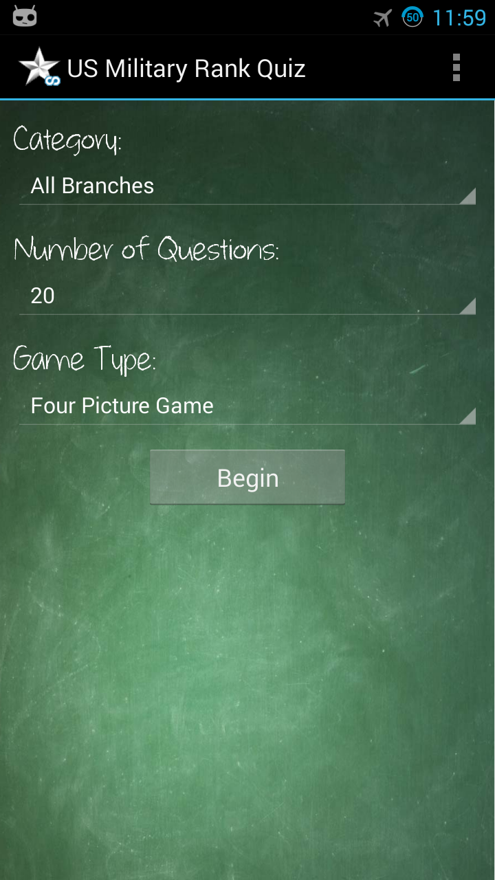US Military Rank Quiz App on Amazon Appstore