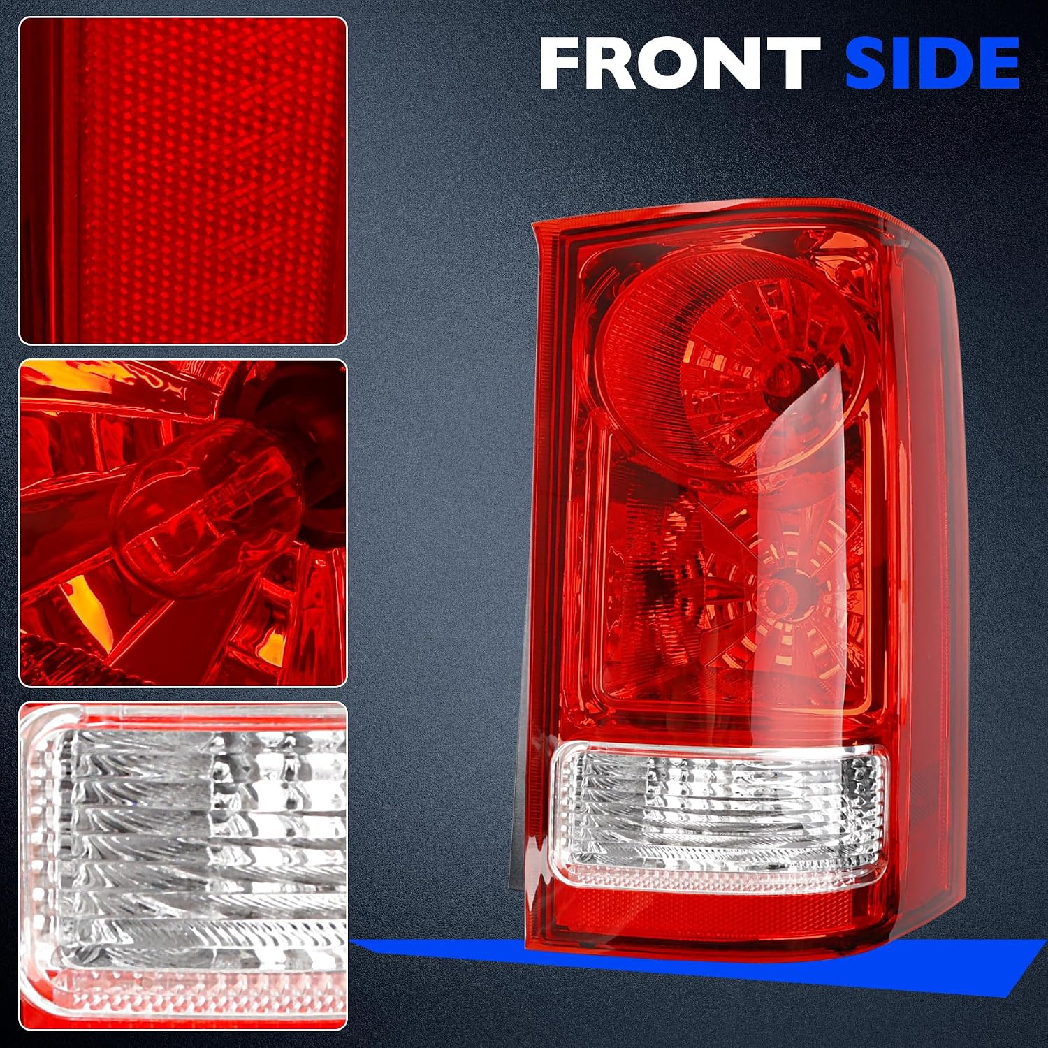 Tail Light Assembly Compatible with 2009-2015 Honda Pilot Right Side RH