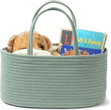 Nappy Caddy Organiser, Gift Basket for Baby Shower, Newborn Baby Hamper