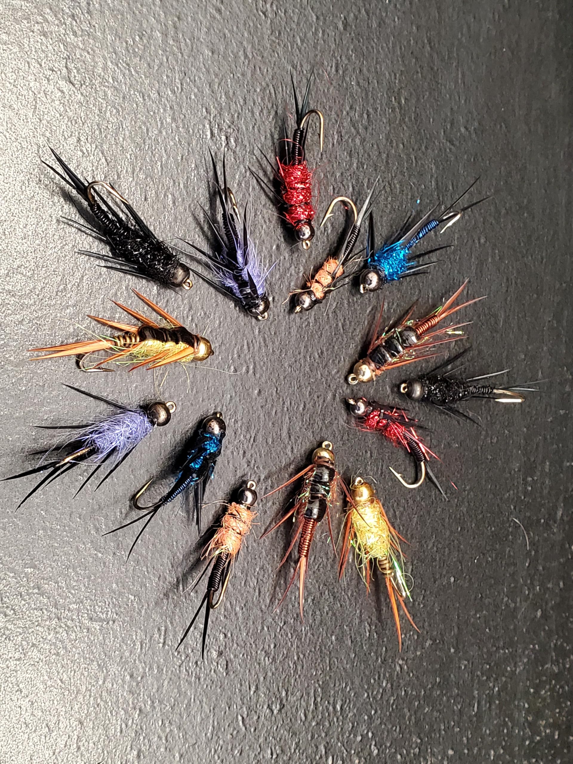 Bead Head Stonefly Nymph Selection, 14 Steelhead Nymph