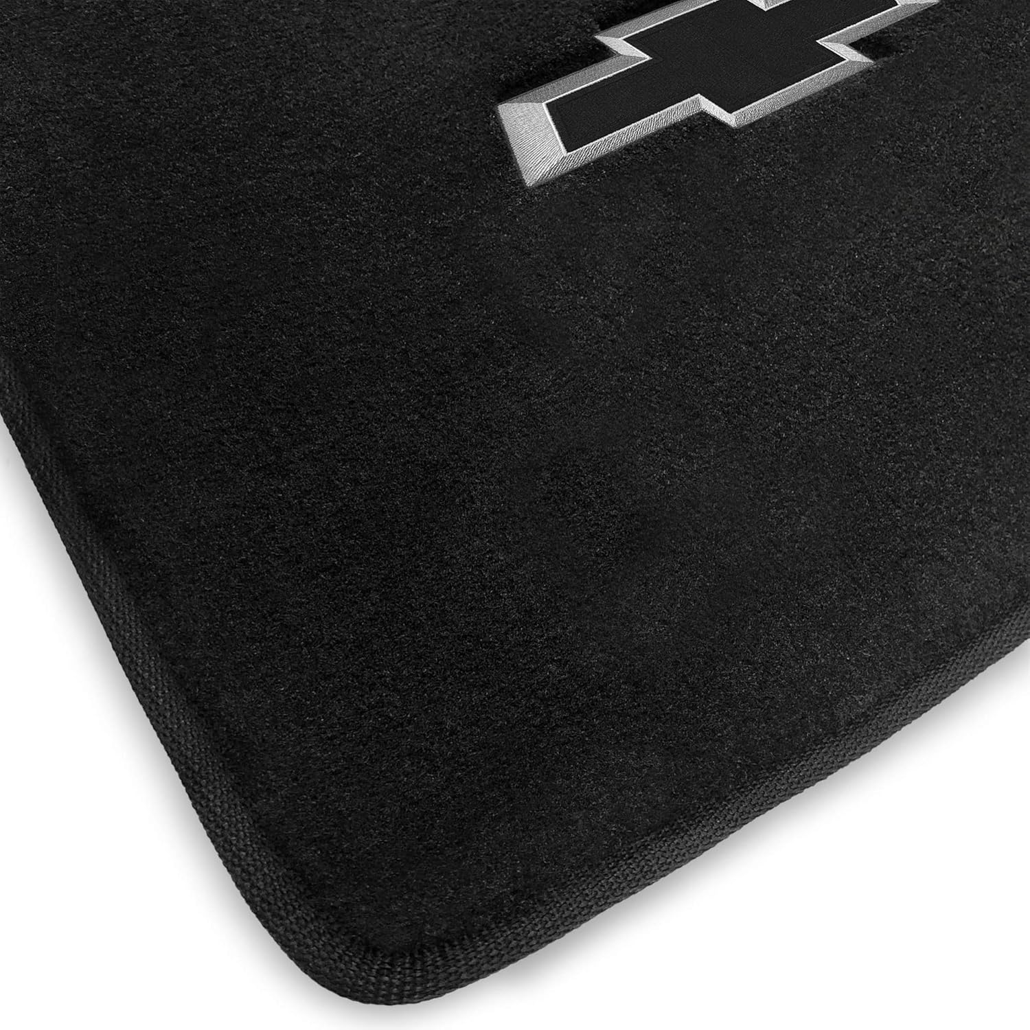 Lloyd Mats Custom-Fit Carpeted Floor Mats Premium Luxury Car Floor Liners for Chevy Equinox 2013-2017 (Charcoal, Cargo - Bowtie)