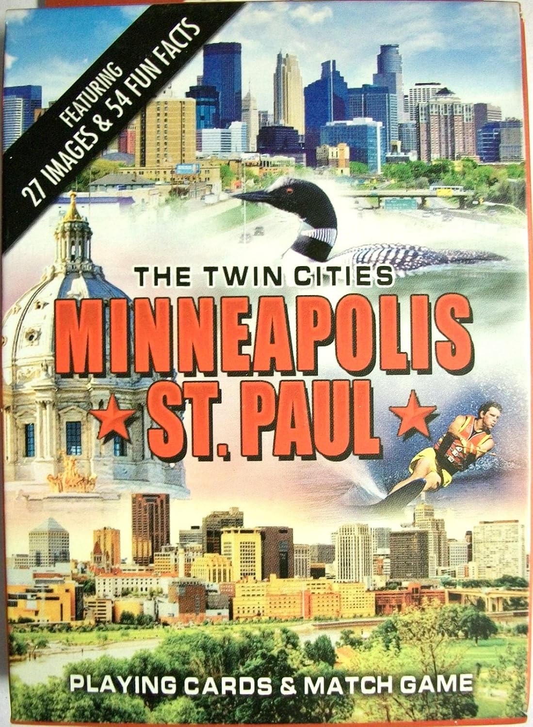 Minneapolis-St. Paul The Twin Cities Souvenir Playing Cards