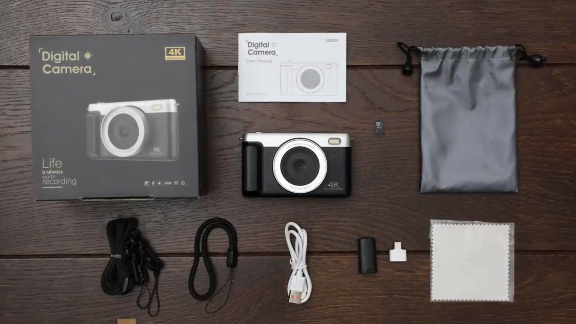 Amazon.com : 4K Digital Camera with Flip Screen, Pink, Compact