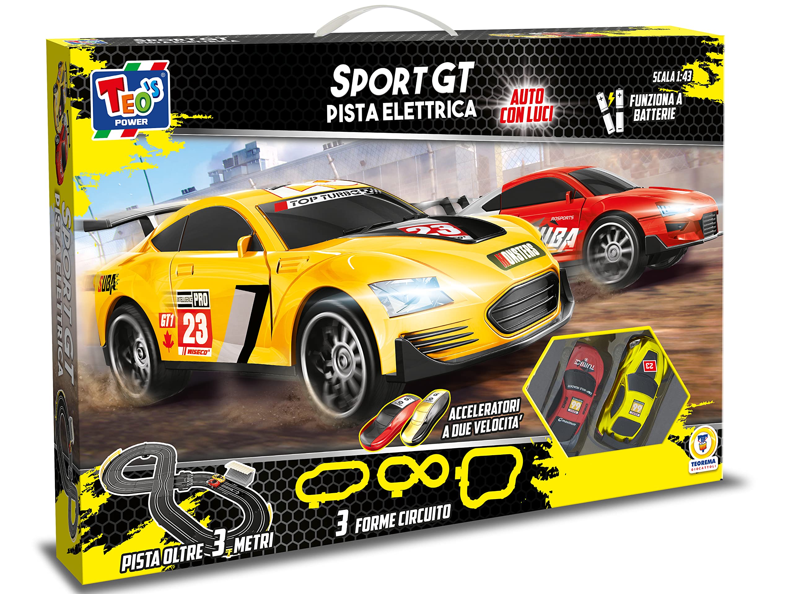 Ripley - PISTA DE AUTOS CARRO RACING CARRERA ARMABLE CON AUTO