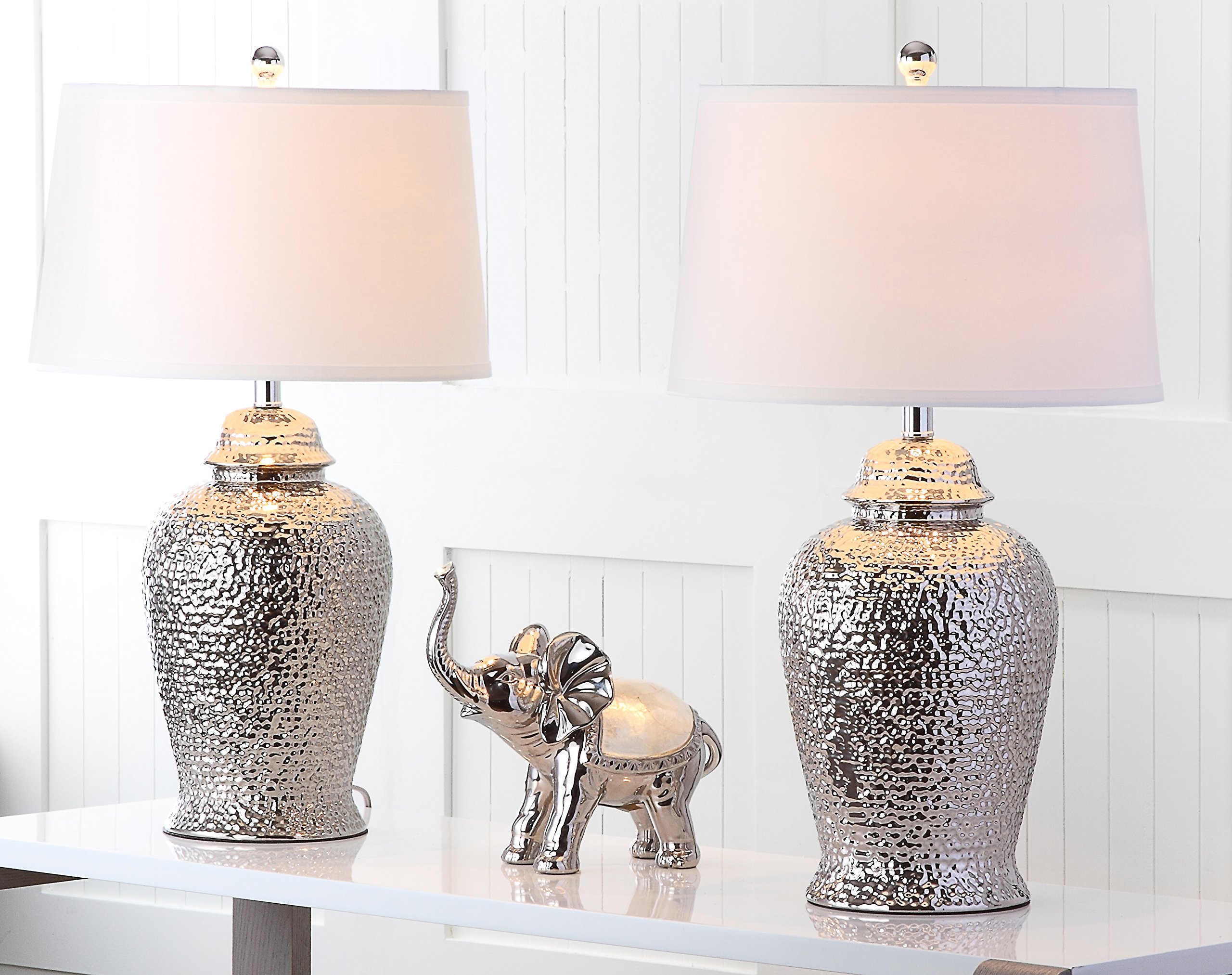Amazon.com: SAFAVIEH Lighting Collection Metallica Silver Ginger