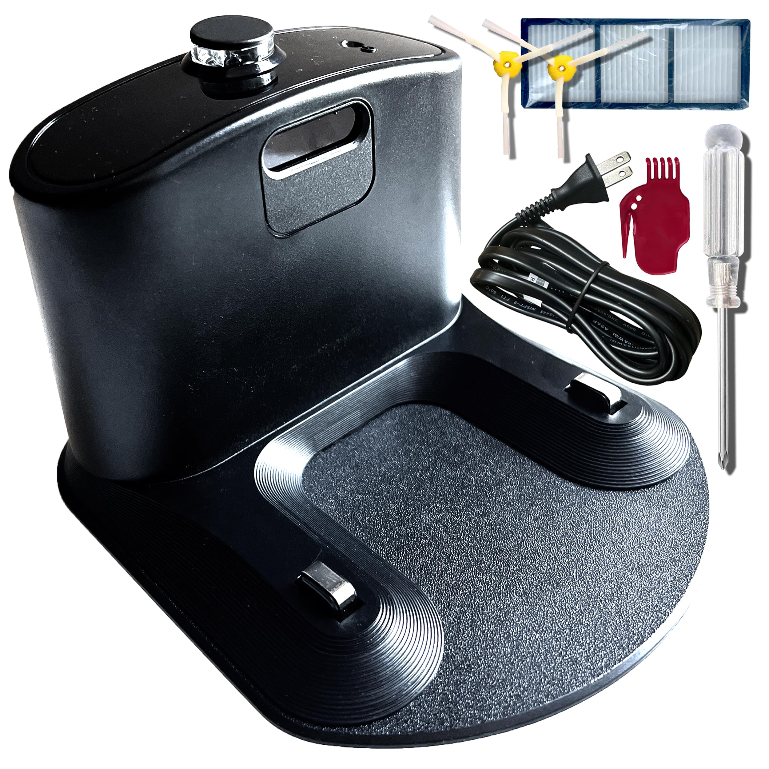 Roomba Charger Dock, Roomba Charger, Roomba Charging Base, Replacement Roomba Docking Station for Roomba e5 e6 i1 i3 i4 i6 i7 i8 500 600 700 800 900 Series Robots with North American Line Power Cord