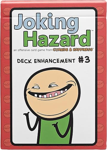 Mejora de mazo #3 - La tercera expansión del juego de cartas de construcción de cómics Joking Hazard por Cyanide and Happiness para 3 a 10